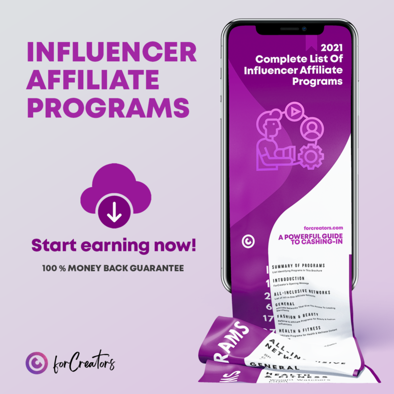 Influencer Affiliate Programs Review 2021
